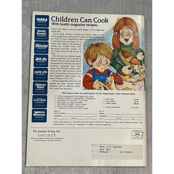 Saturday Evening Post Better Health Family Cookbook VTG Norman Rockwell Mag. - Picture 3 of 8